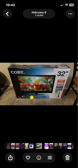 32 inch Coby TV (like new)
