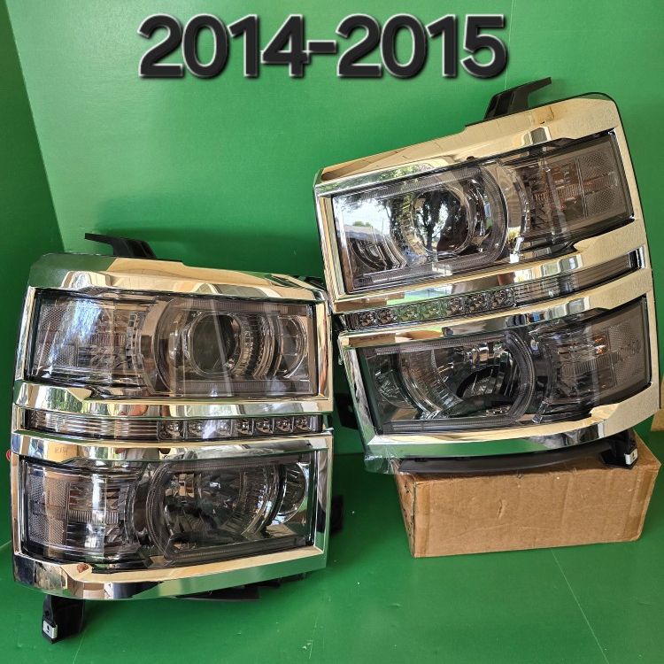 Chevy SILVERADO 2014-2015 Headlights 