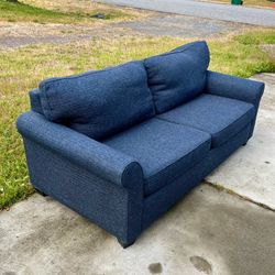 Handsome blue sofa