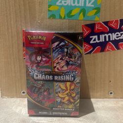 Pokemon TCG Mega Evolution Chaos Rising Booster Bundle 6 Packs