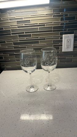 "Aly" Wine Glasses