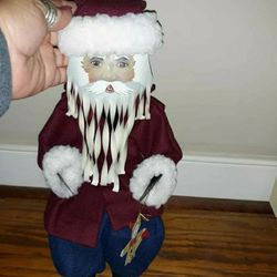 Unique Tin Santa