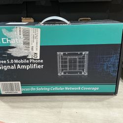 Chatinf 5.0 Mobile Phone Signal Amplifier With Built In Antenna Up To 6000 Sq Foot.