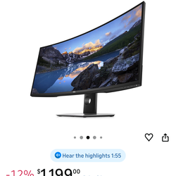 Dell U-Series 38" 4K UHD Monitor