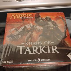 Unopened Magic The Gathering Khas Of Tarkir Fat Pack Unopened