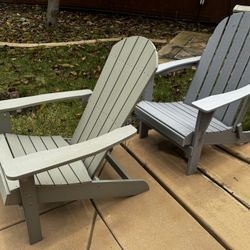 2 Adirondack Chairs