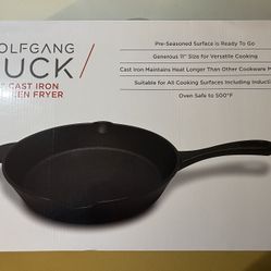 Wolfgang Puck 11” Cast Iron Chicken Fryer