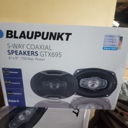 NEW BLAUPUNKT 750 WATT 6X9 SPEAKERS 