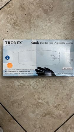 Large Nitrile Black food gloves