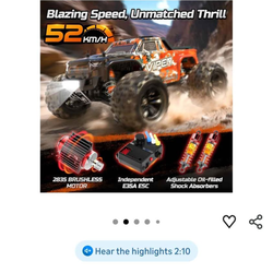 DEERC H16R Brushless Fast RC