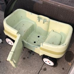 Kids park pull wagon