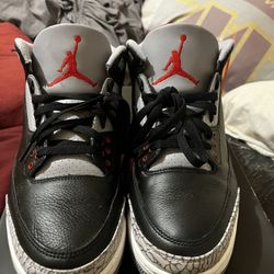 Jordan 3 Black cement 2024 In Size 13