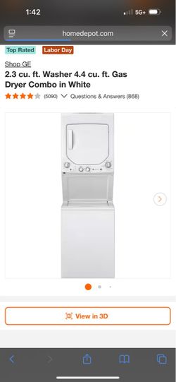 GE Laundry Center Washer and Dryer