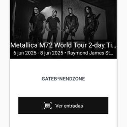 Metallica Concert Tickets