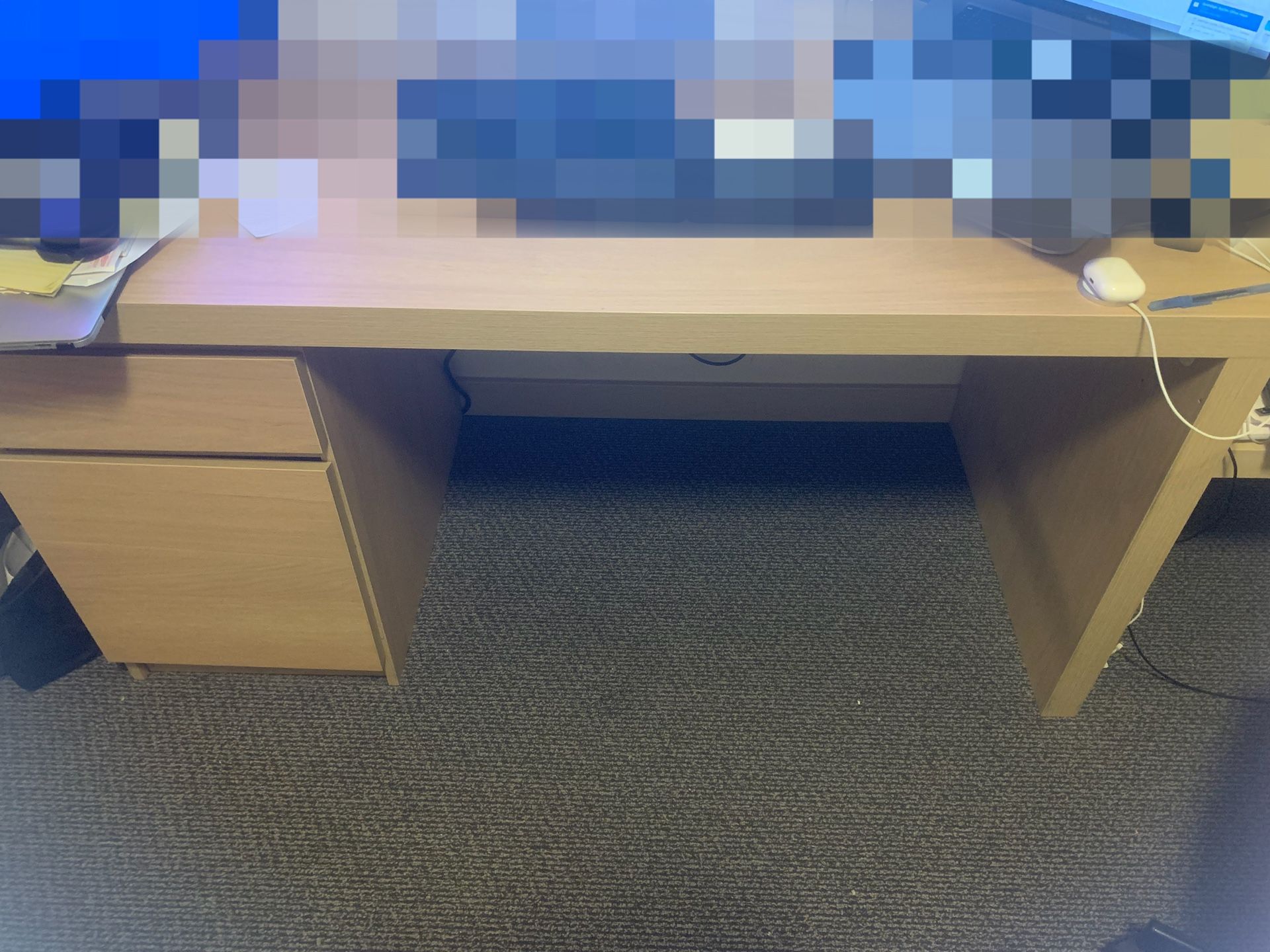 IKEA MALM desk, oak