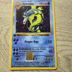 1st Edition Gyarados Bank Card Skin