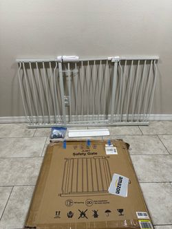 57.5” - 62” Extra Wide Pet Gate or Safety Gate