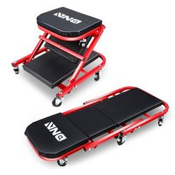 36INCH 2-in-1 Z Folding Rolling Creeper