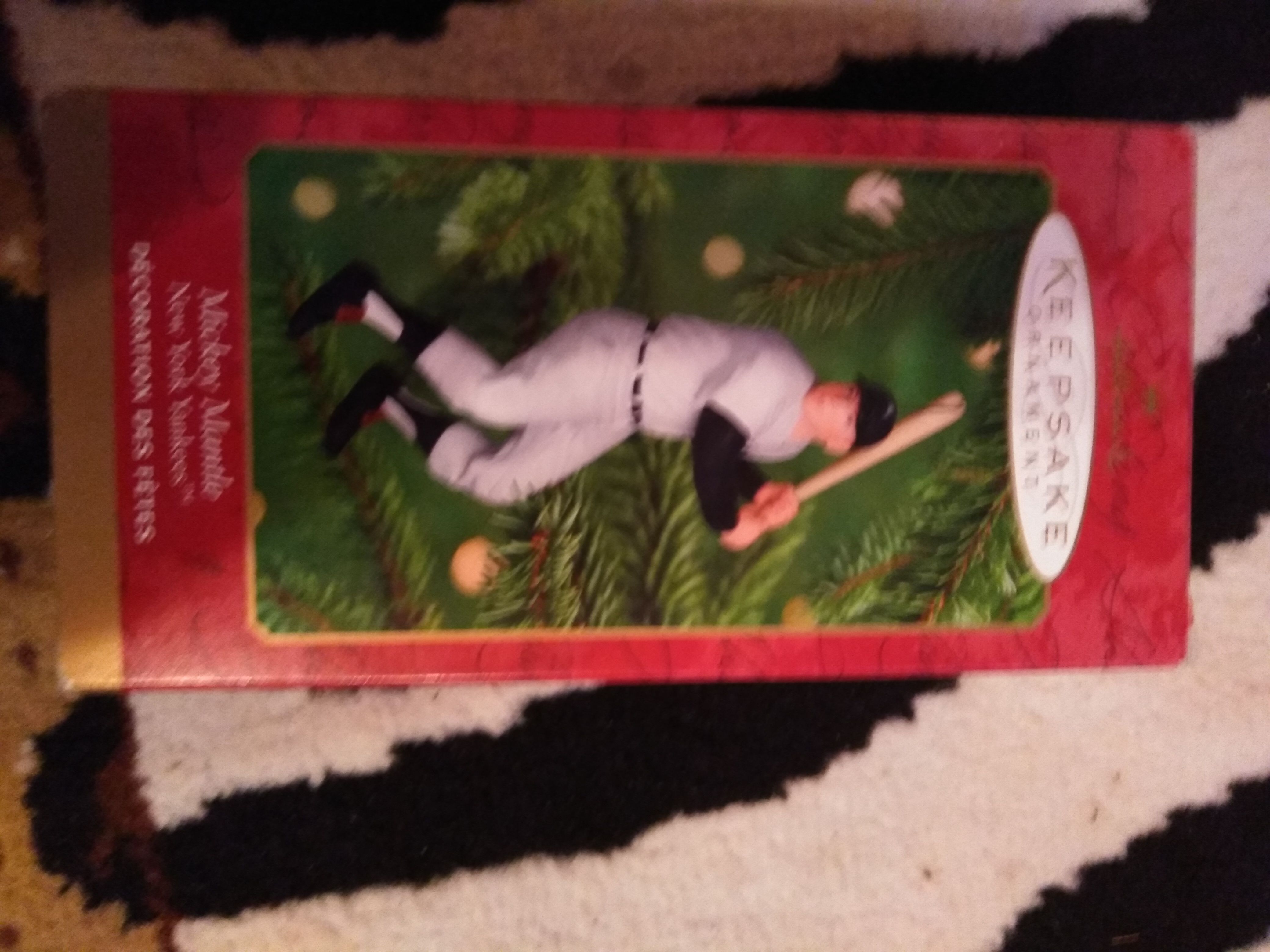Mickey Mantle New York Yankees Keepsake collectors ornament