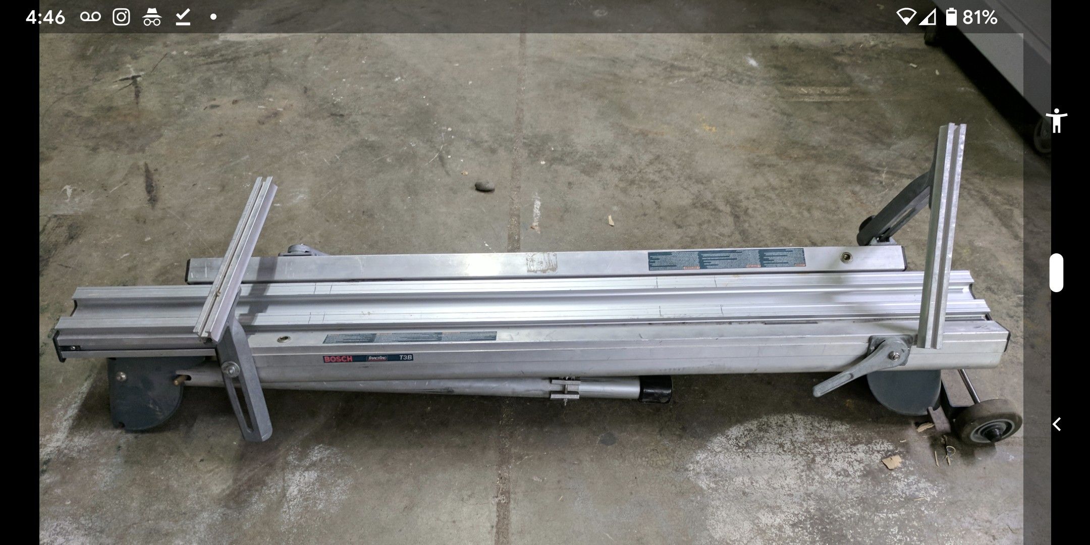 Bosch TracRac T3B Miter Saw Stand for Sale in Auburn, WA OfferUp