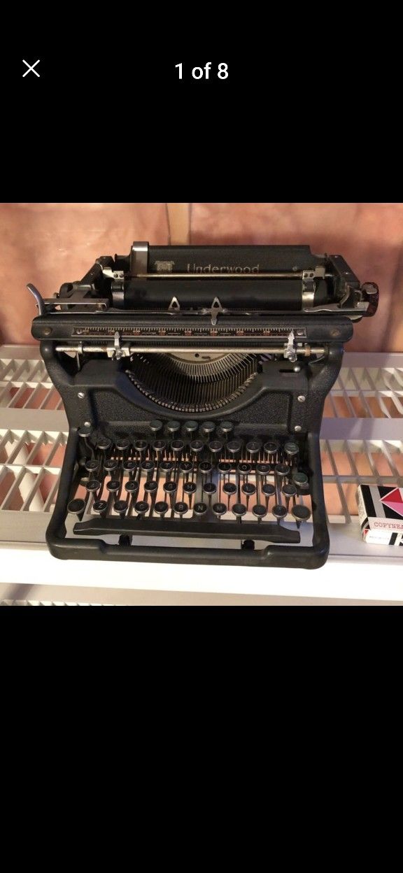 Vintage Underwood 1930s Master Grade No. 6