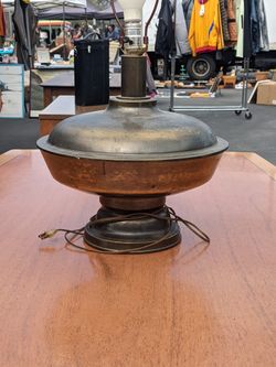 Large-Scale Brass Lamp