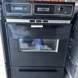Black Wall Oven