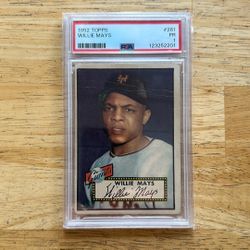 1952 Topps Baseball Card#261 Willie Mays PSA 1 (PR)