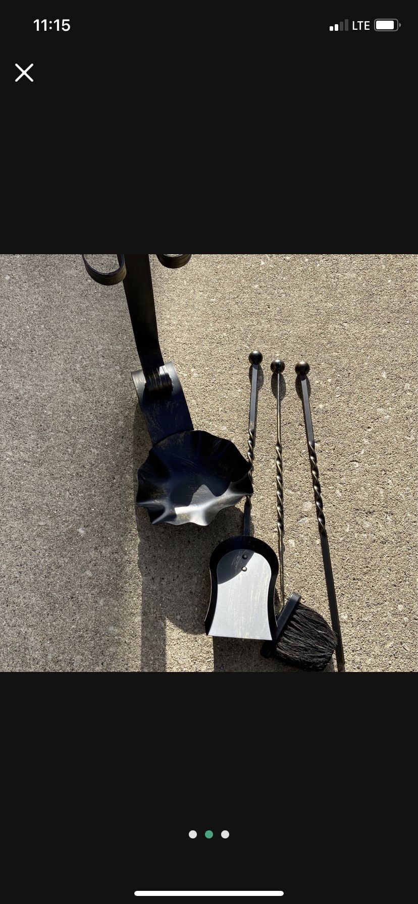 4 Piece Fire Tool Set