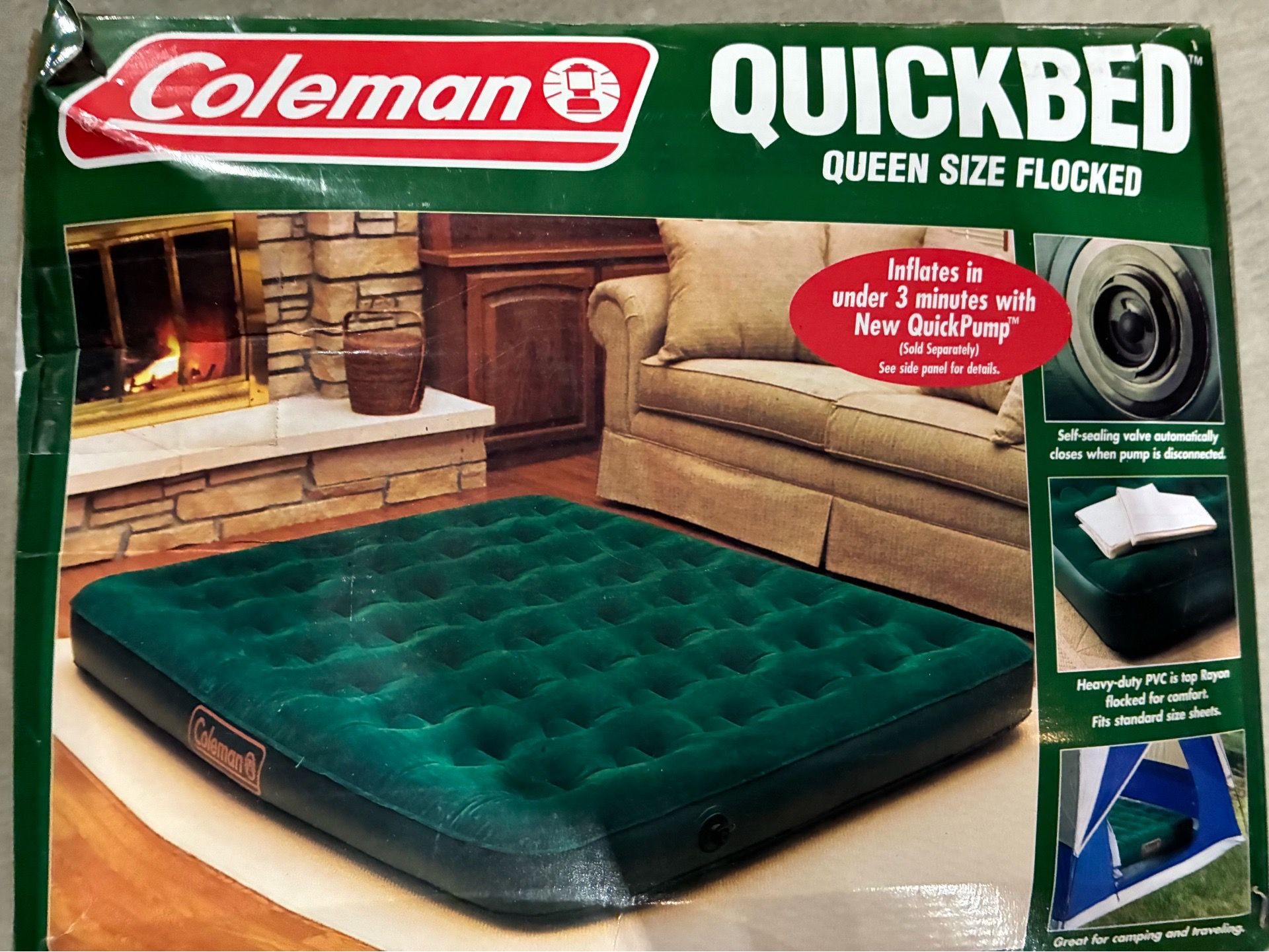 Used Coleman flocked Quickbed