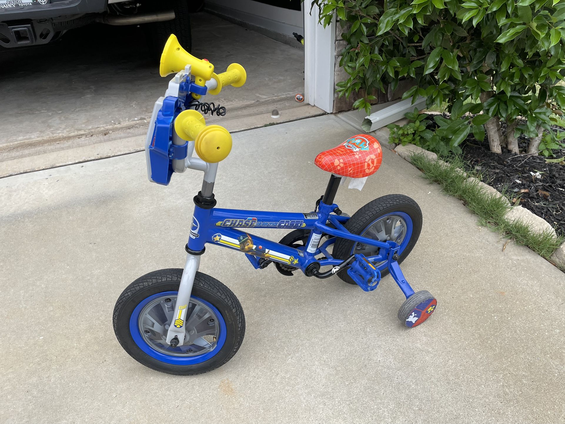 Paw Patrol Chase 12 Inch Bike