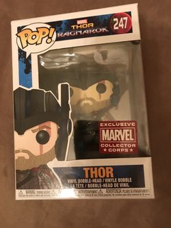 Funko pop collector corps marvel exclusive Thor