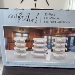 Glass Food Container Vacuum Seal 