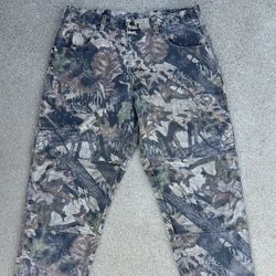 Wrangler Mossy Oak Double Knee Camo Pants 