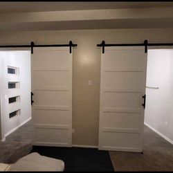 🔥 Sliding Barn Doors Made To Fit Your Exact Space And Style❗️🚪✔️