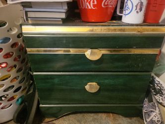 Green dresser