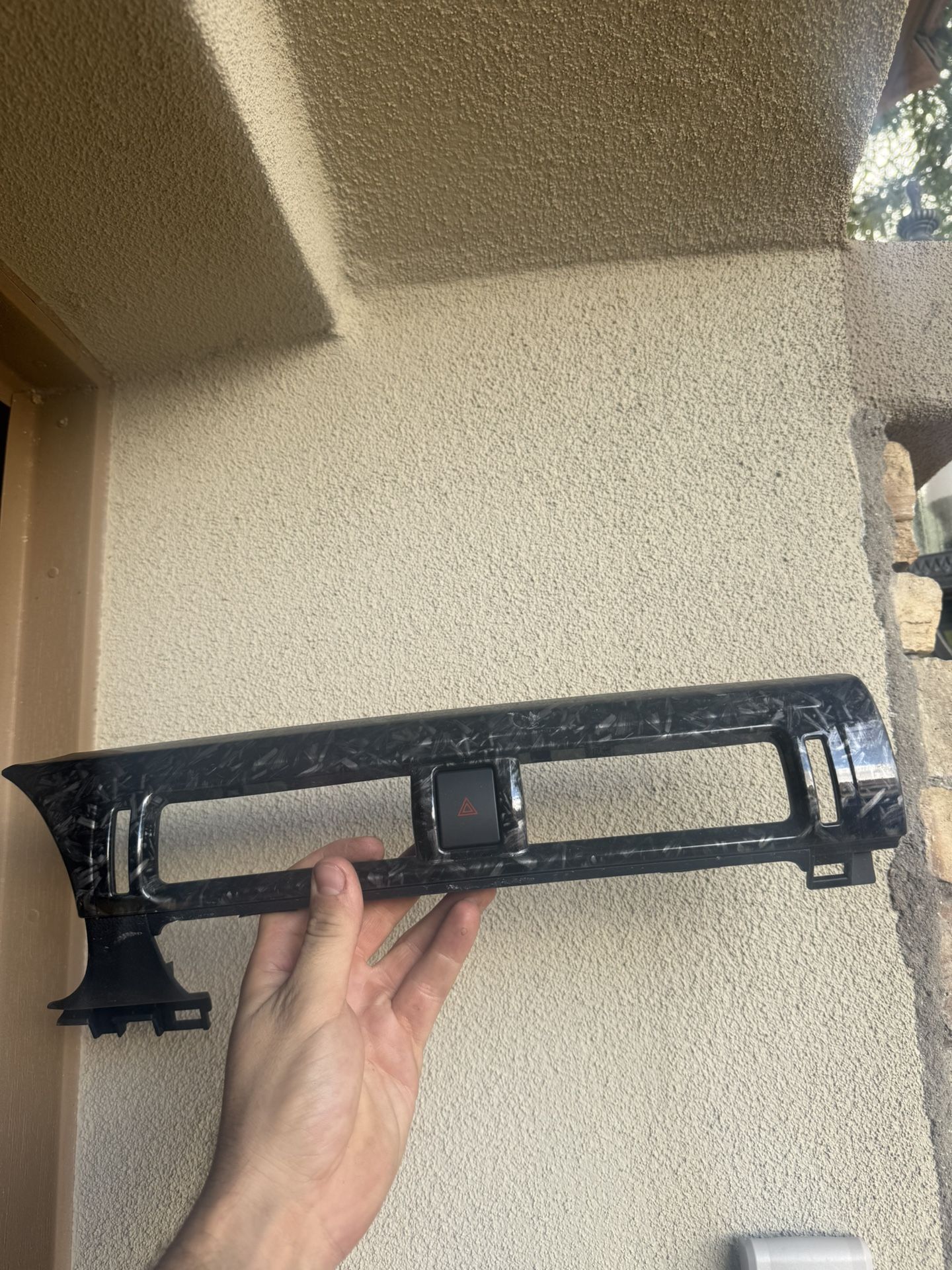 2022-2025 Toyota GR86 forged carbon fiber AC dash trim air vent hazard button hvac plastic