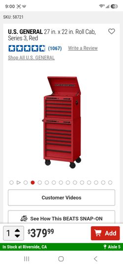 U.S General Tool Box Combo