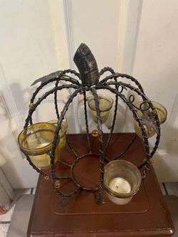 Pumpkin Candle Holder