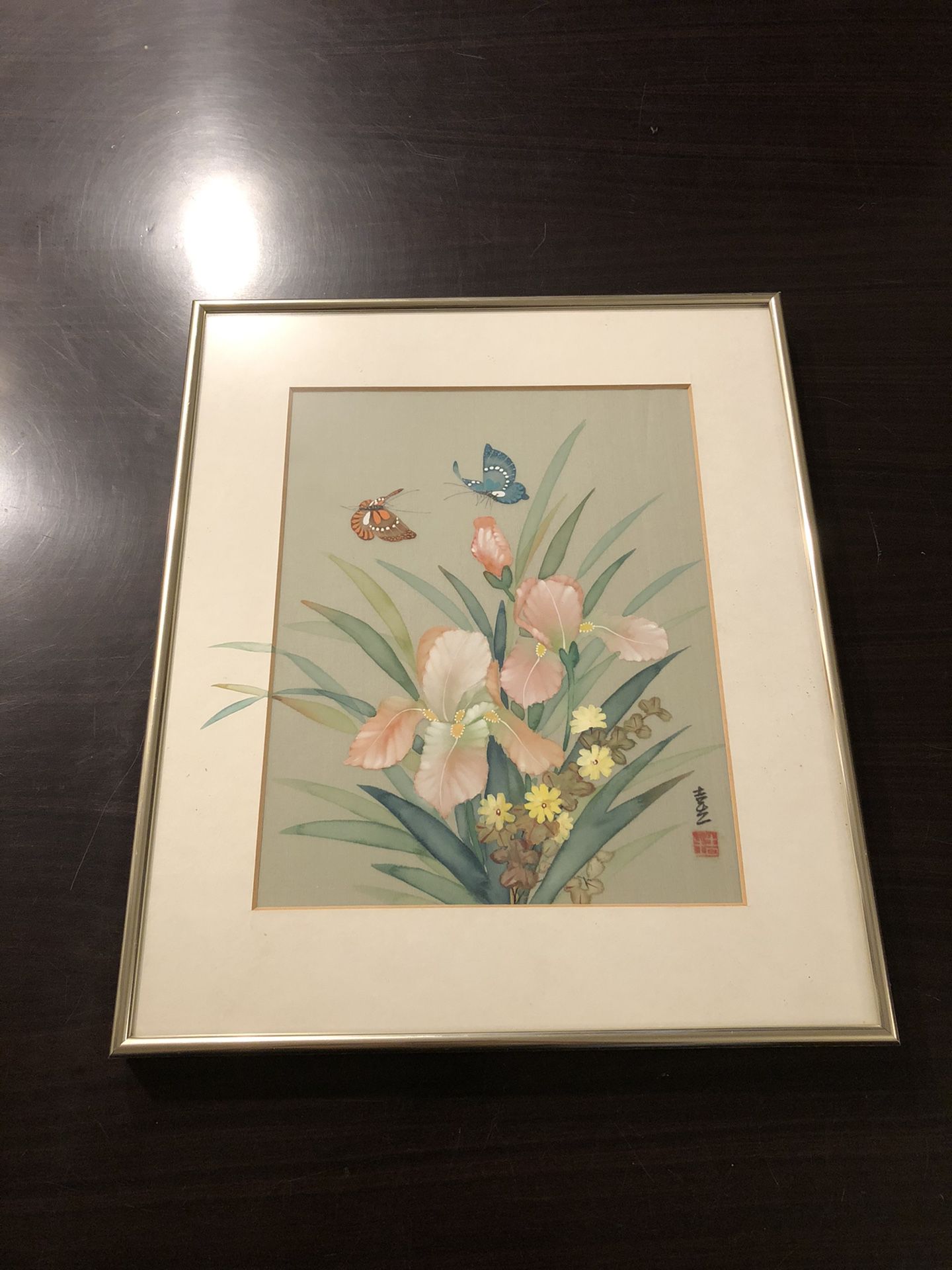 Framed Butterfly Picture