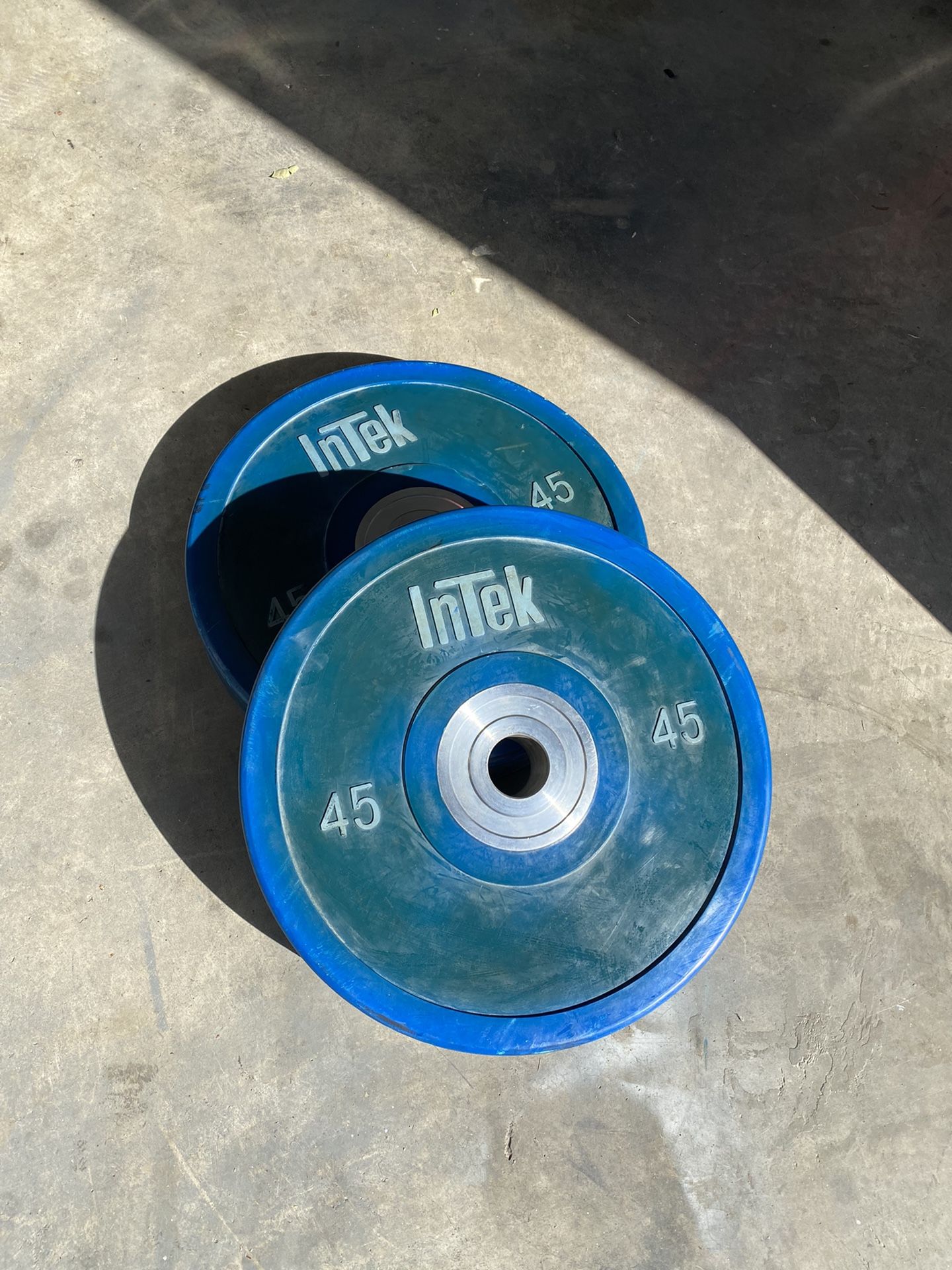 45 Pound Bumper Plates 