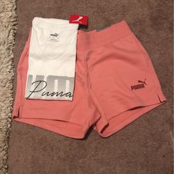 Nice New Medium Puma Short Set For $30