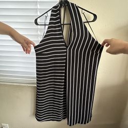 Black & White Stripe Dress