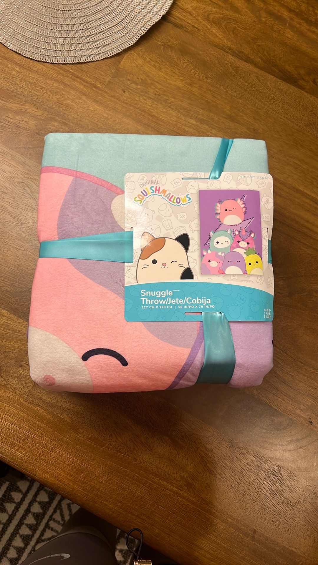 Squishmallow Snuggle Throw Blanket