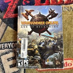 Warhammer online pc video game