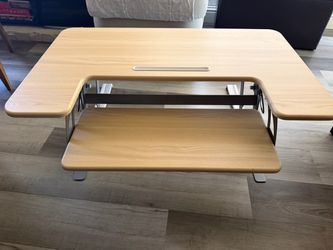 Large Sit-Stand Desk Converter – Adjustable Standing Desk