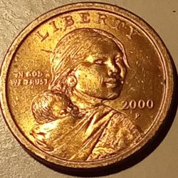 2000 P  Sacagawea 1 Dollar Coin & 2011 Sacagawea 1 Dollar Coin.