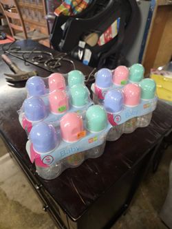 5 Packages Of Small Baby Bottles,  All 5 Packages Absolutely Free