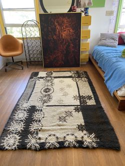 Mid Century Rya Rug 1960’s Denmark