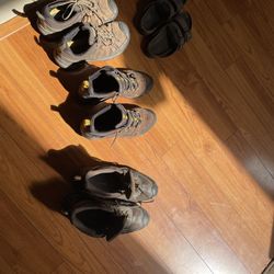 keen, merrell, birkenstock hiking shoes/boots
